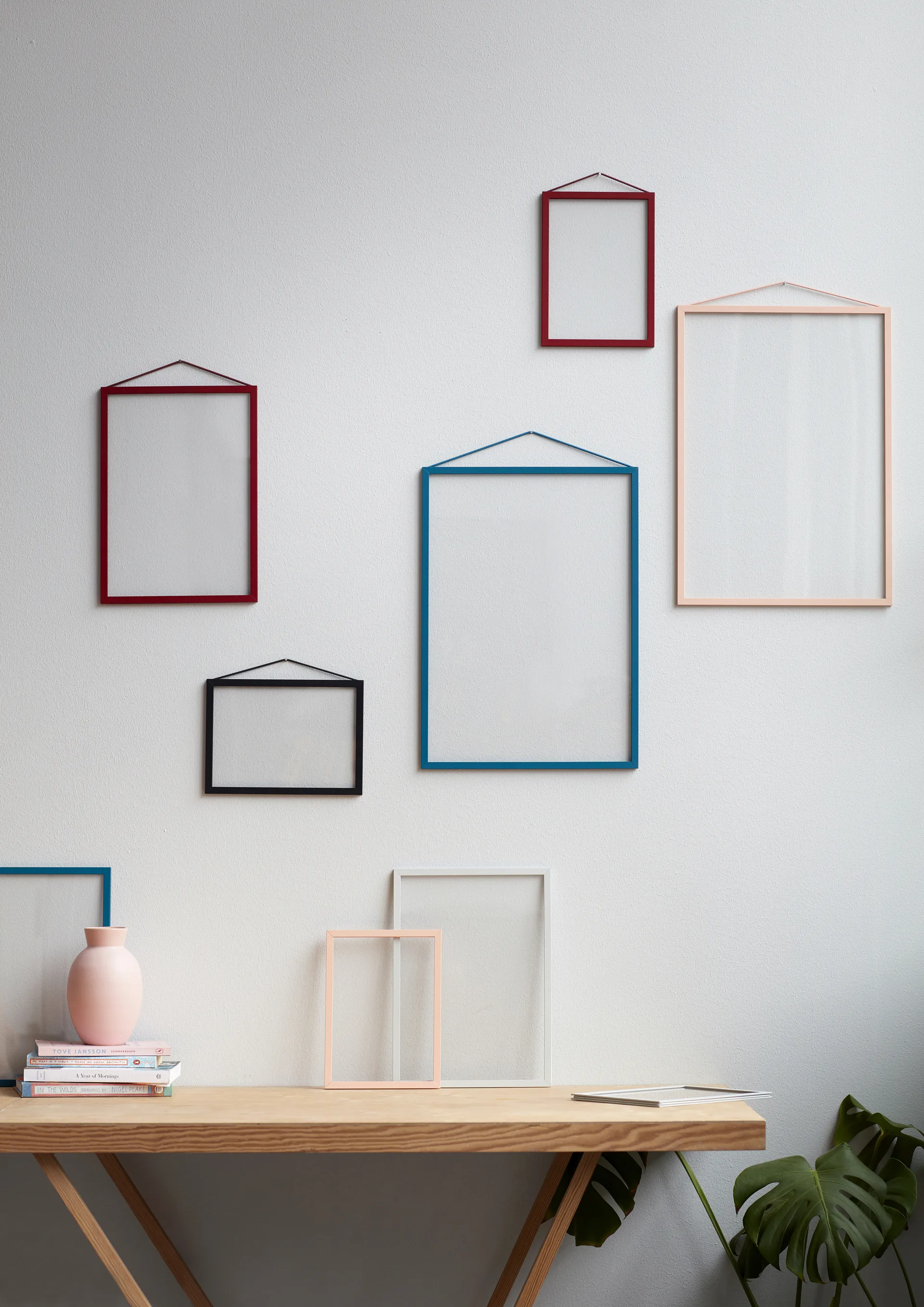 Cornice A5 Moebe 16,5x22,7 cm, Trasparente, rosso MOEBE