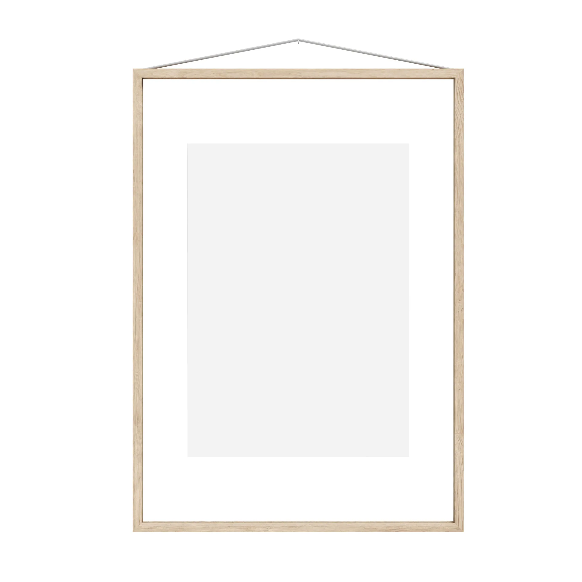 Cornice Moebe in frassino A2 44,8x61,5 cm, Transparent, Wood, Black MOEBE