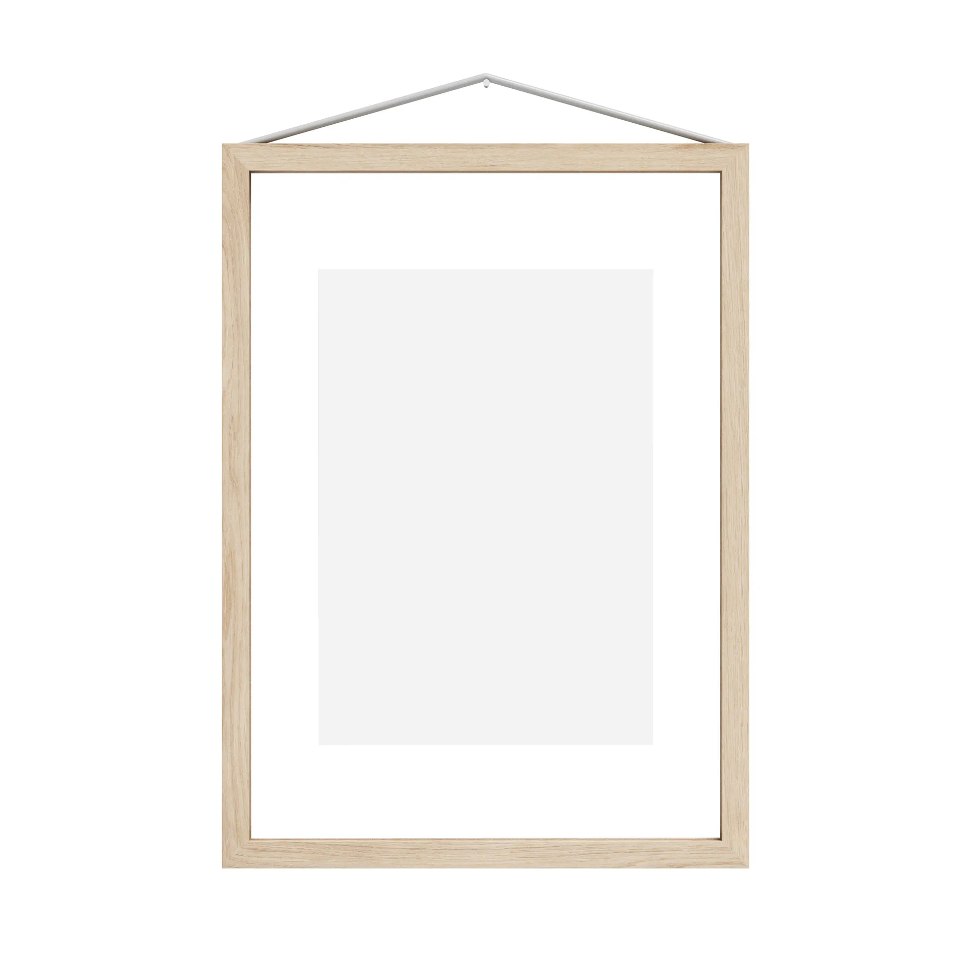 Cornice Moebe in frassino A4 23,2x31,7 cm, Transparent, Wood, Black MOEBE