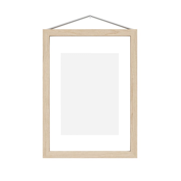 Cornice Moebe in frassino A5 16,8x23,2 cm - Transparent, Wood, Black - MOEBE