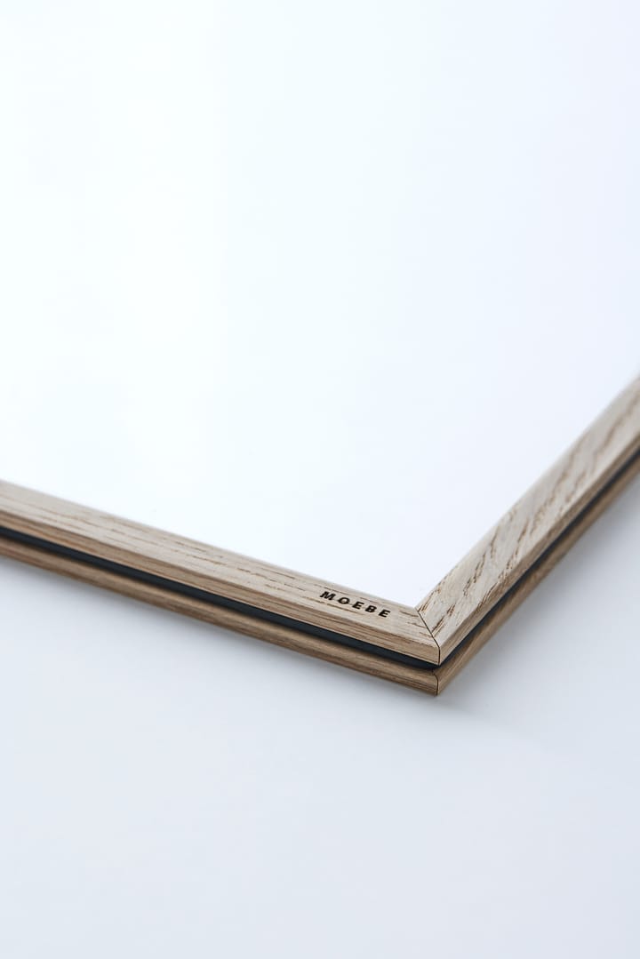 Cornice Moebe in rovere 50x70 cm - Transparent, Wood, Black - MOEBE