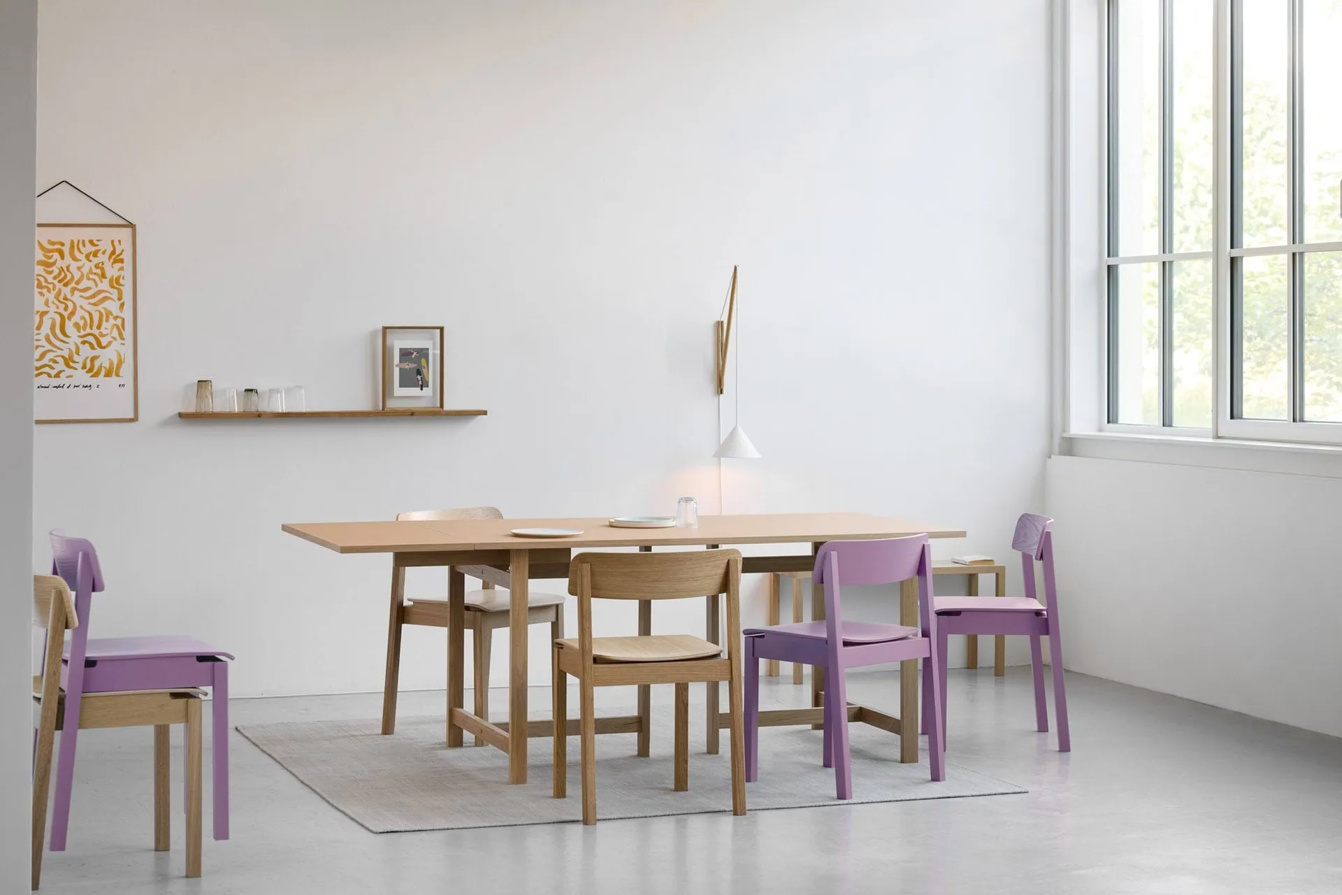 Everyday Chair sedia, Lavanda soft MOEBE