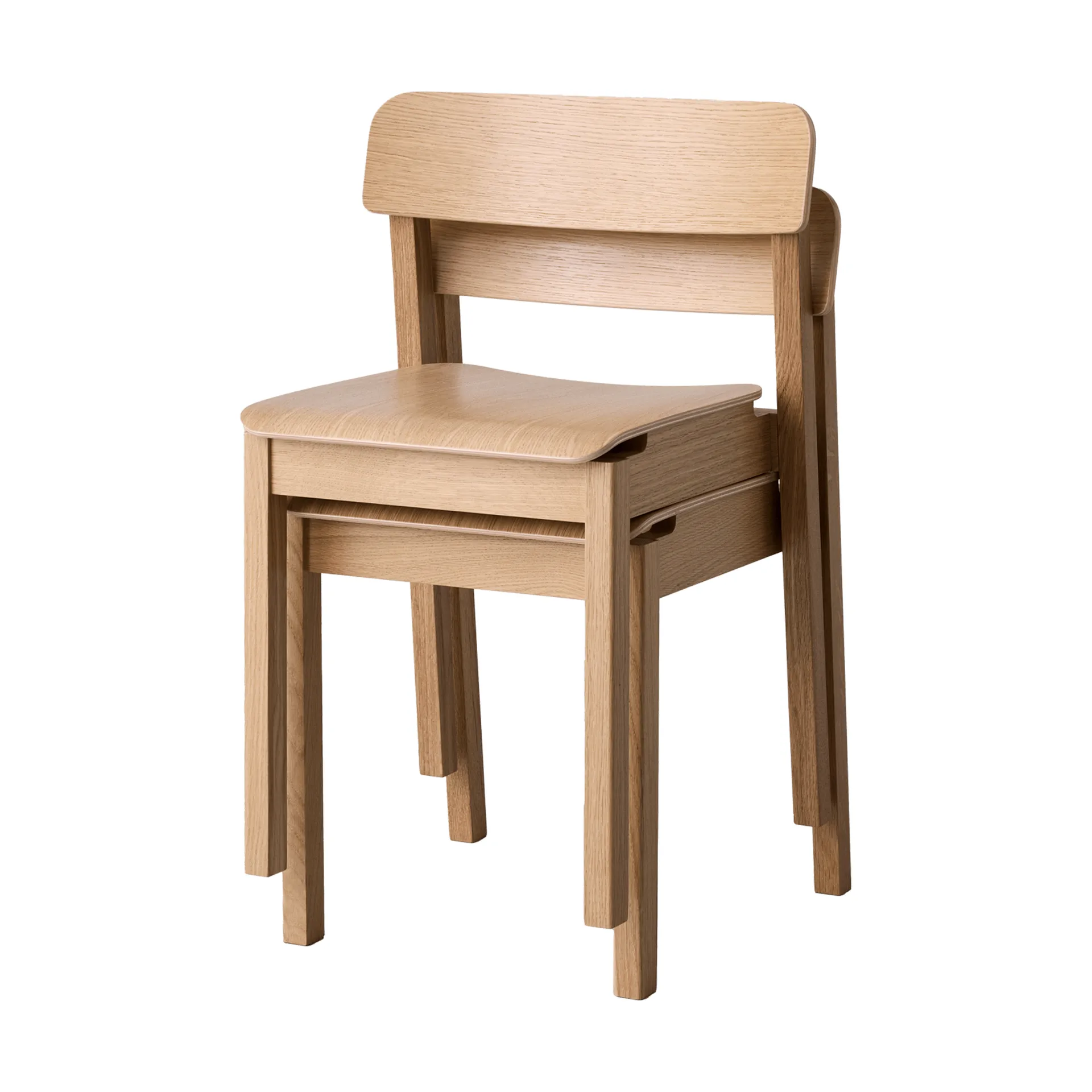 Everyday Chair sedia, Rovere laccato MOEBE