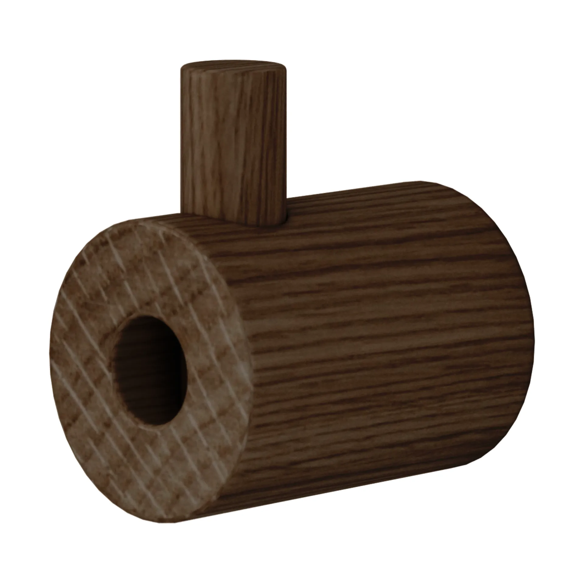 Gancio da parete Moebe wooden wall hook, Rovere fumé MOEBE