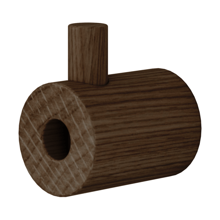 Gancio da parete Moebe wooden wall hook - Rovere fumé - MOEBE