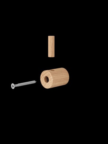 Gancio da parete Moebe wooden wall hook - Rovere - MOEBE