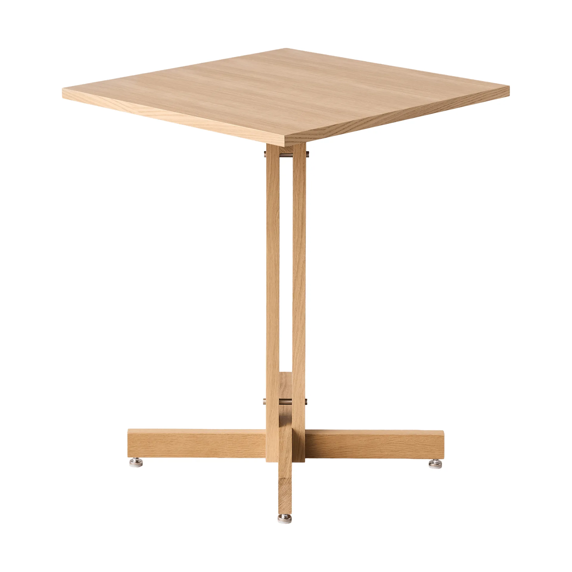 KUMU tavolino da bar, Rovere oliato, 60x60 cm MOEBE