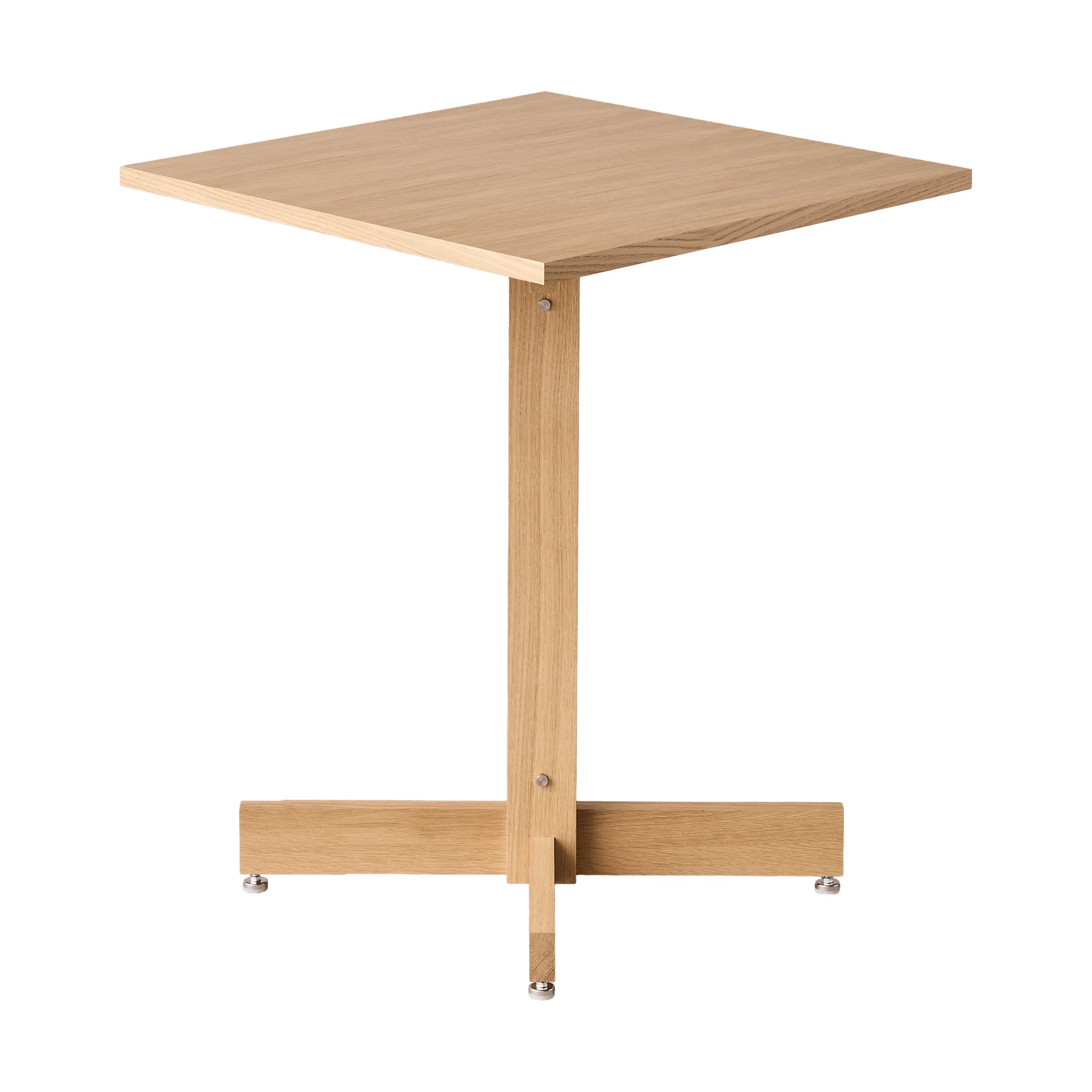 KUMU tavolino da bar, Rovere oliato, 60x60 cm MOEBE