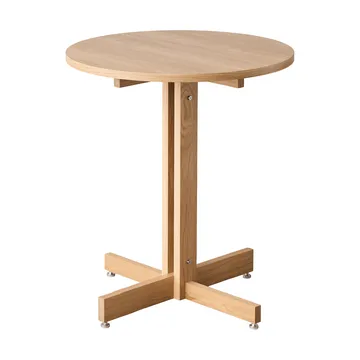 KUMU tavolino da bar - Rovere oliato, Ø65 cm - MOEBE