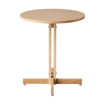 KUMU tavolino da bar - Rovere oliato, Ø65 cm - MOEBE
