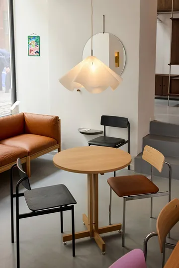 KUMU tavolino da bar - Rovere oliato, Ø65 cm - MOEBE