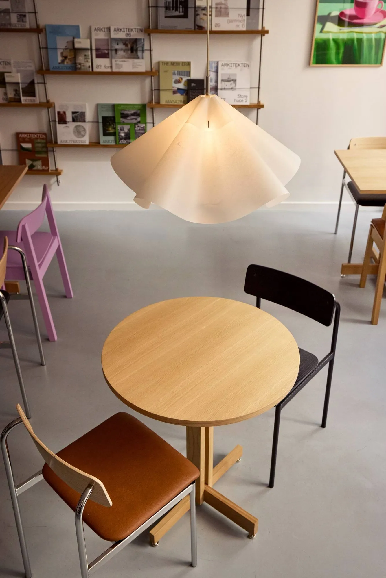 KUMU tavolino da bar, Rovere oliato, Ø65 cm MOEBE
