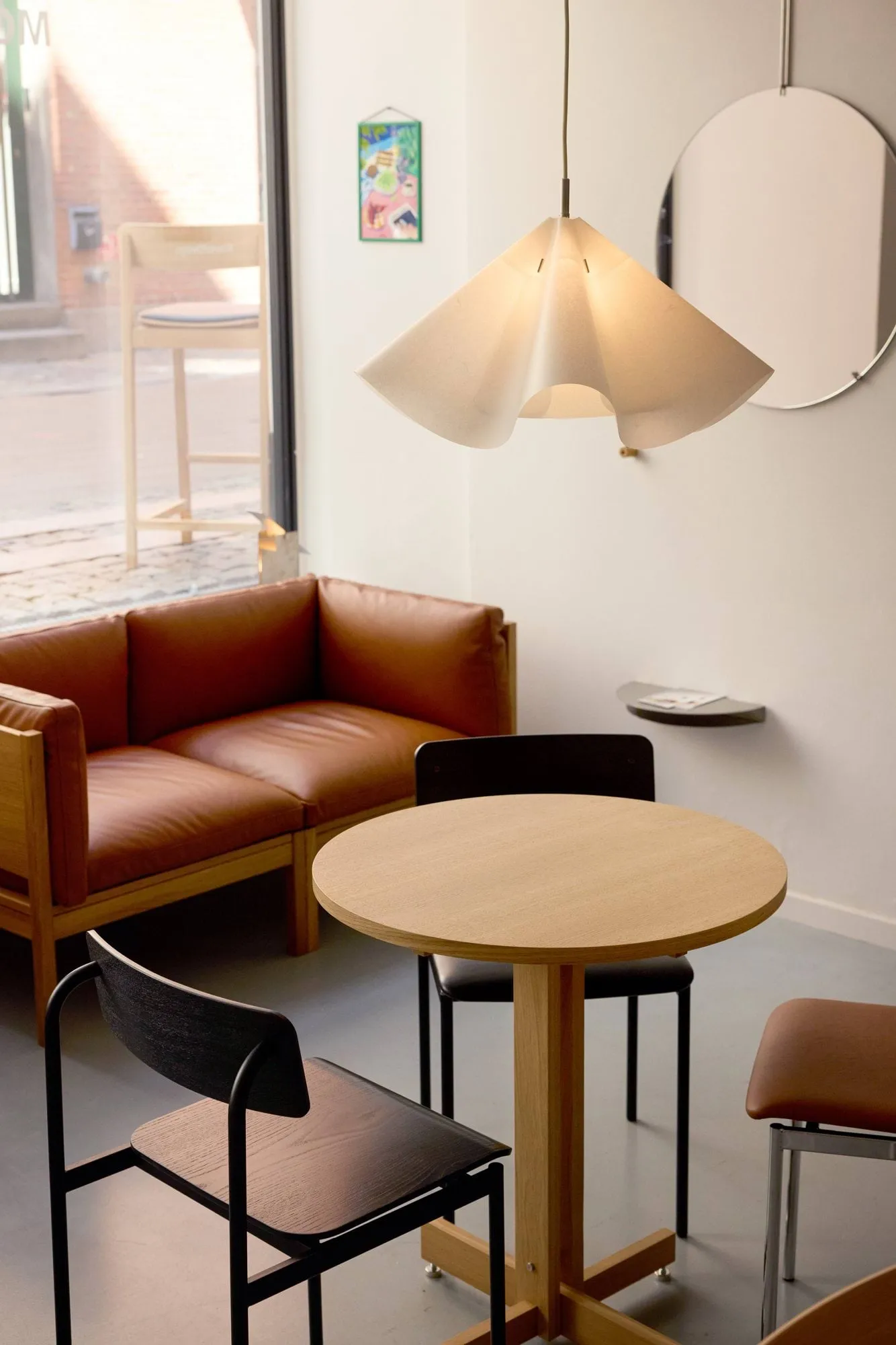 KUMU tavolino da bar, Rovere oliato, Ø65 cm MOEBE