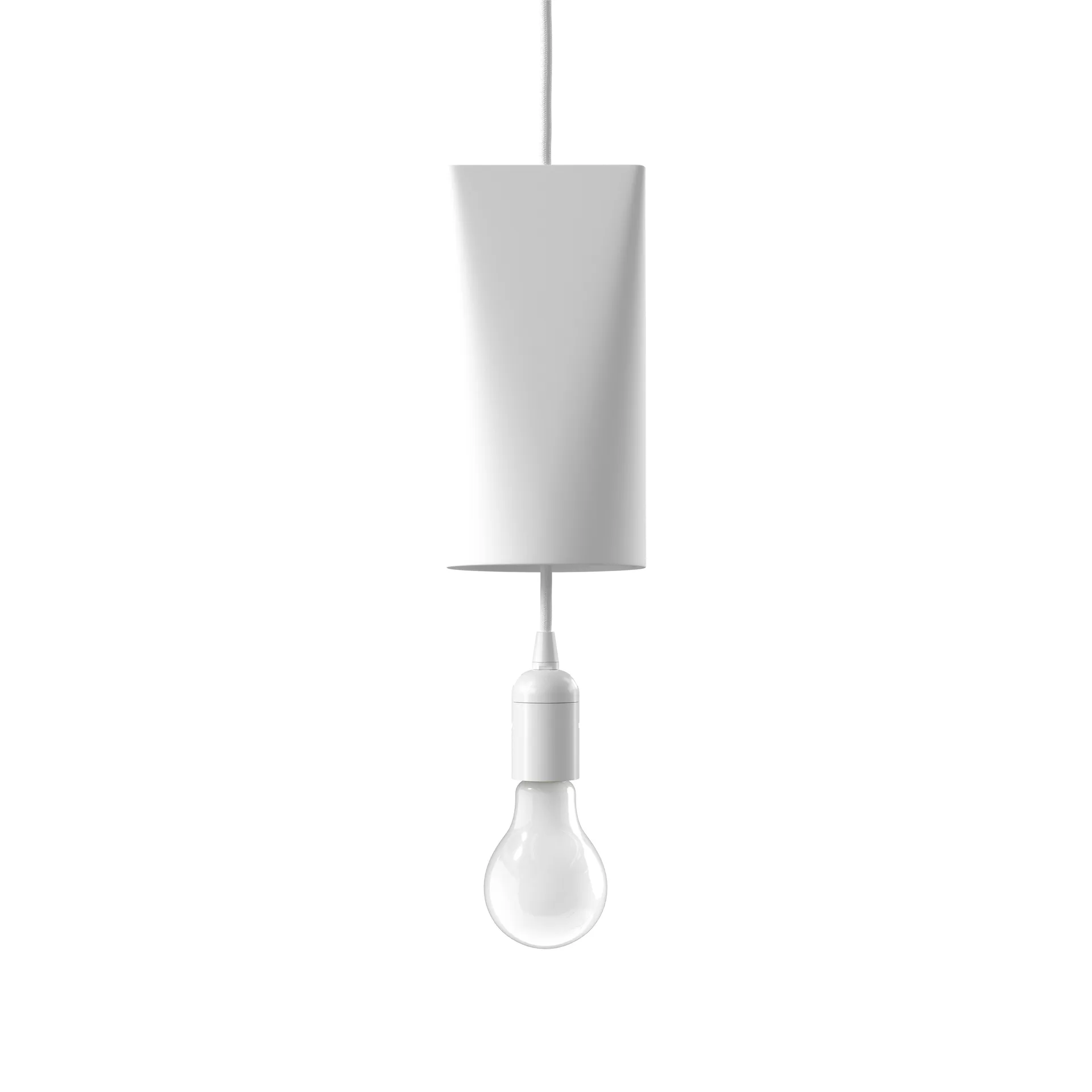 Lampada da soffitto in ceramica 11,2x22 cm, White MOEBE