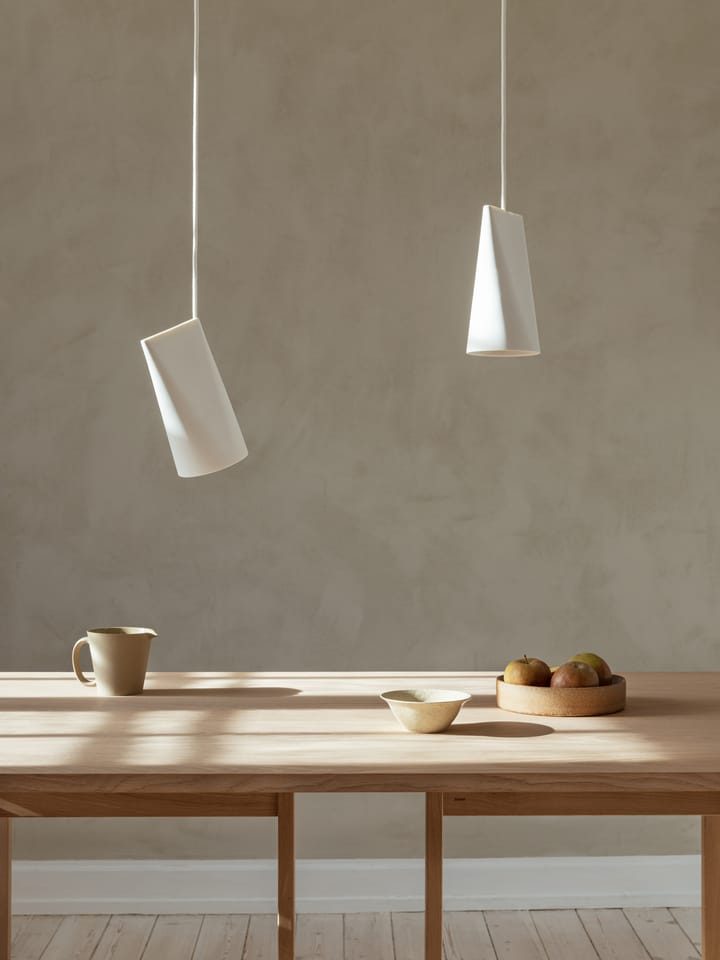 Lampada da soffitto in ceramica 11,2x22 cm - White - MOEBE