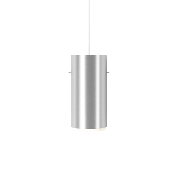 Lampadario Moebe Tube grande Ø 14 cm - Alluminio satinato - MOEBE