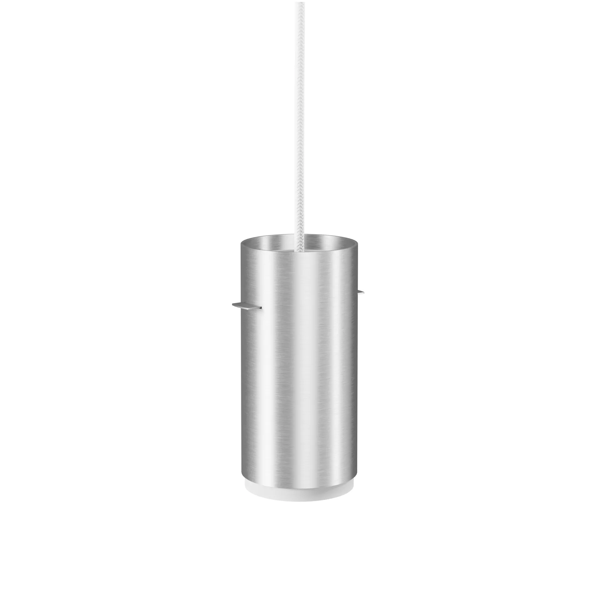 Lampadario Moebe Tube piccolo Ø 8 cm, Alluminio satinato MOEBE