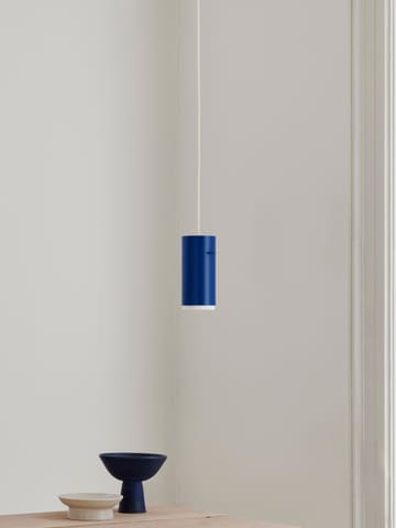 Lampadario Moebe Tube piccolo Ø 8 cm - Deep blue - MOEBE