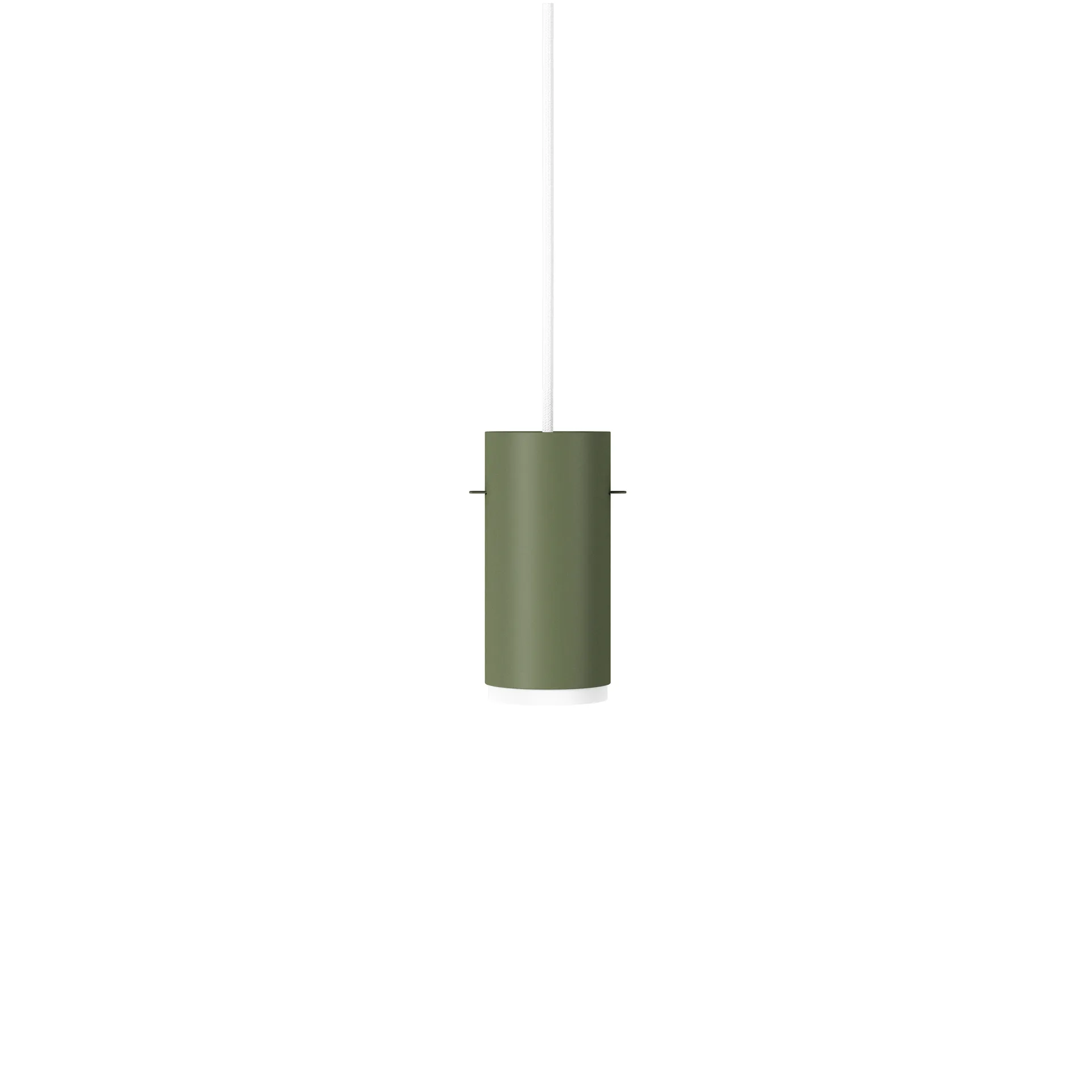 Lampadario Moebe Tube piccolo Ø 8 cm, Pine green MOEBE