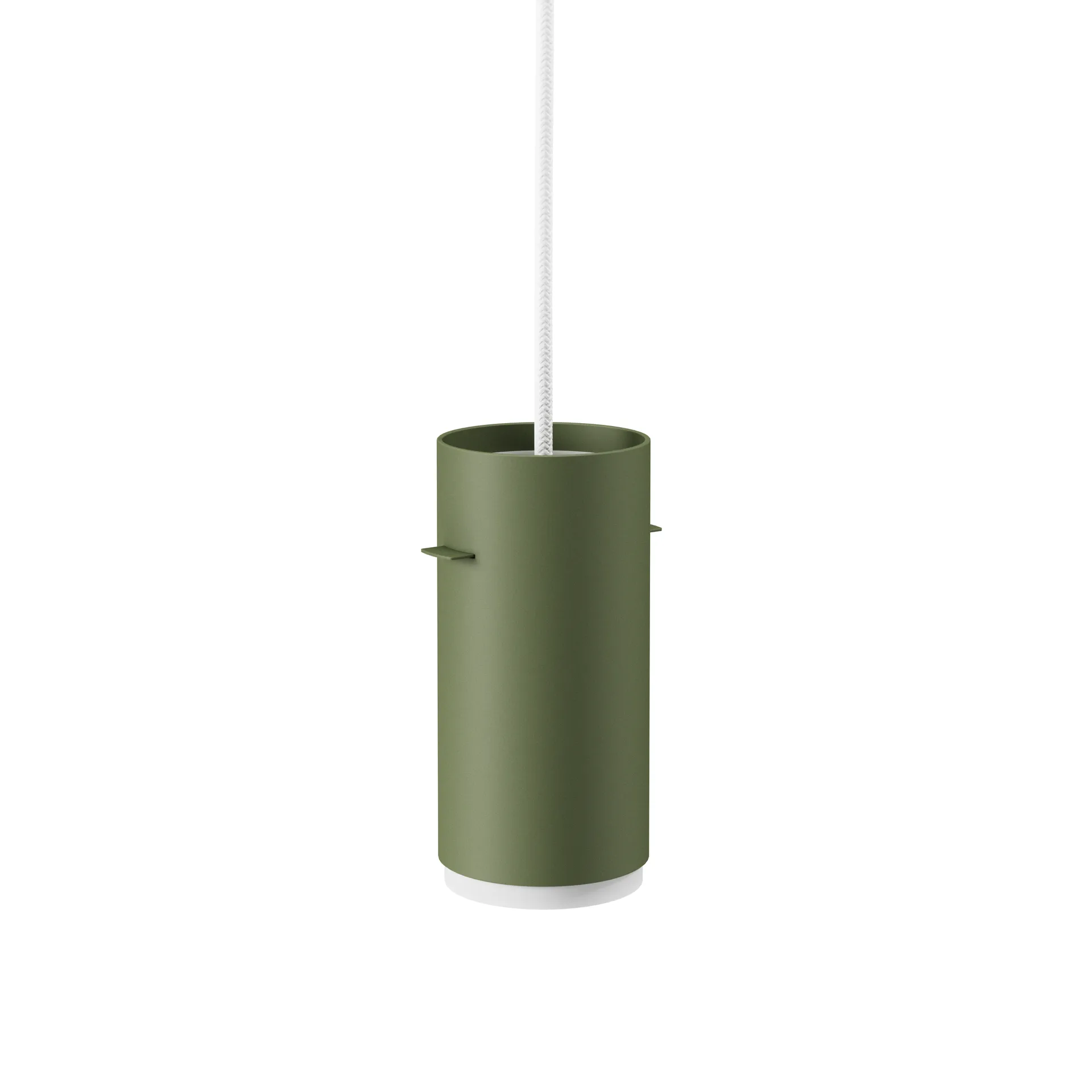 Lampadario Moebe Tube piccolo Ø 8 cm, Pine green MOEBE