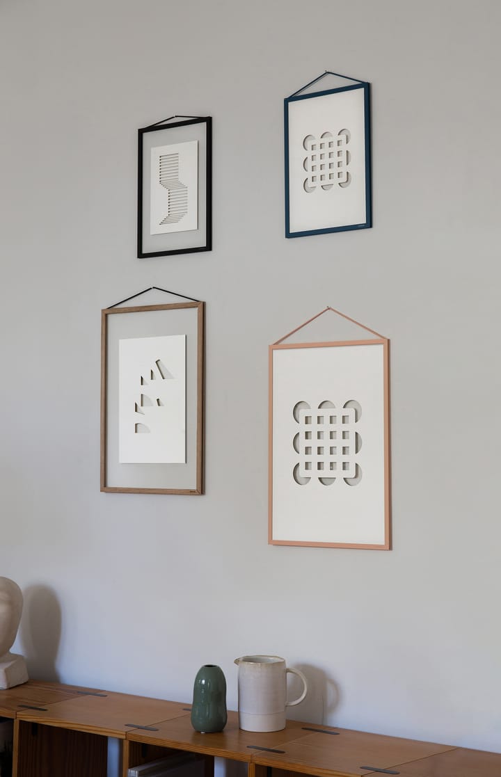 Opera Relief circles & squares 21x29,7 cm, Bianco sporco MOEBE