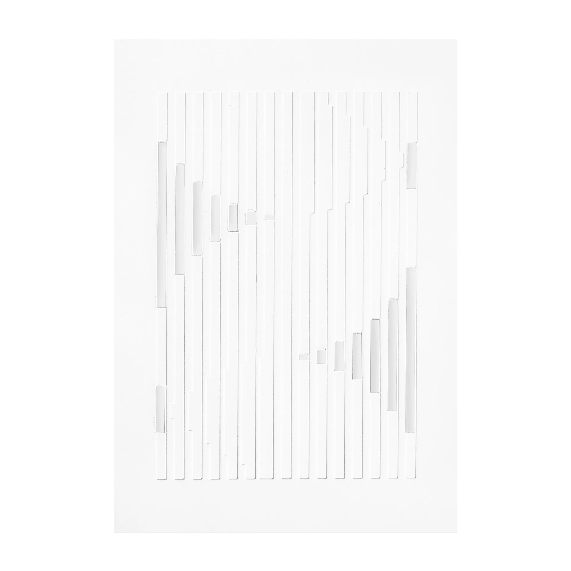 Opera Relief organic lines 29,7x42 cm, Bianco sporco MOEBE