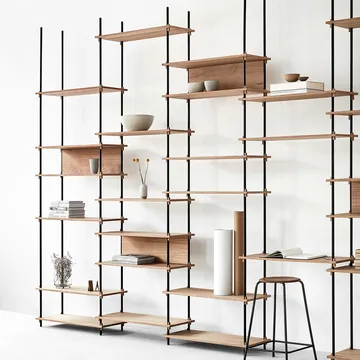Pannello posteriore per mensola 85 cm - Rovere - MOEBE