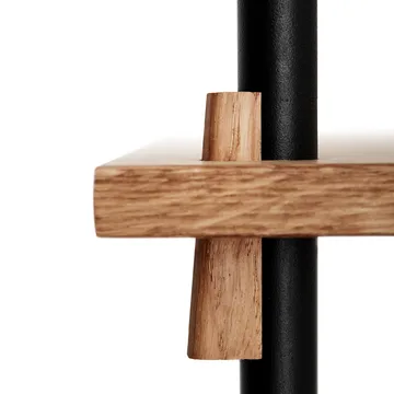 Piede scaffale Moebe 115 cm confezione da 2  - Nero - MOEBE