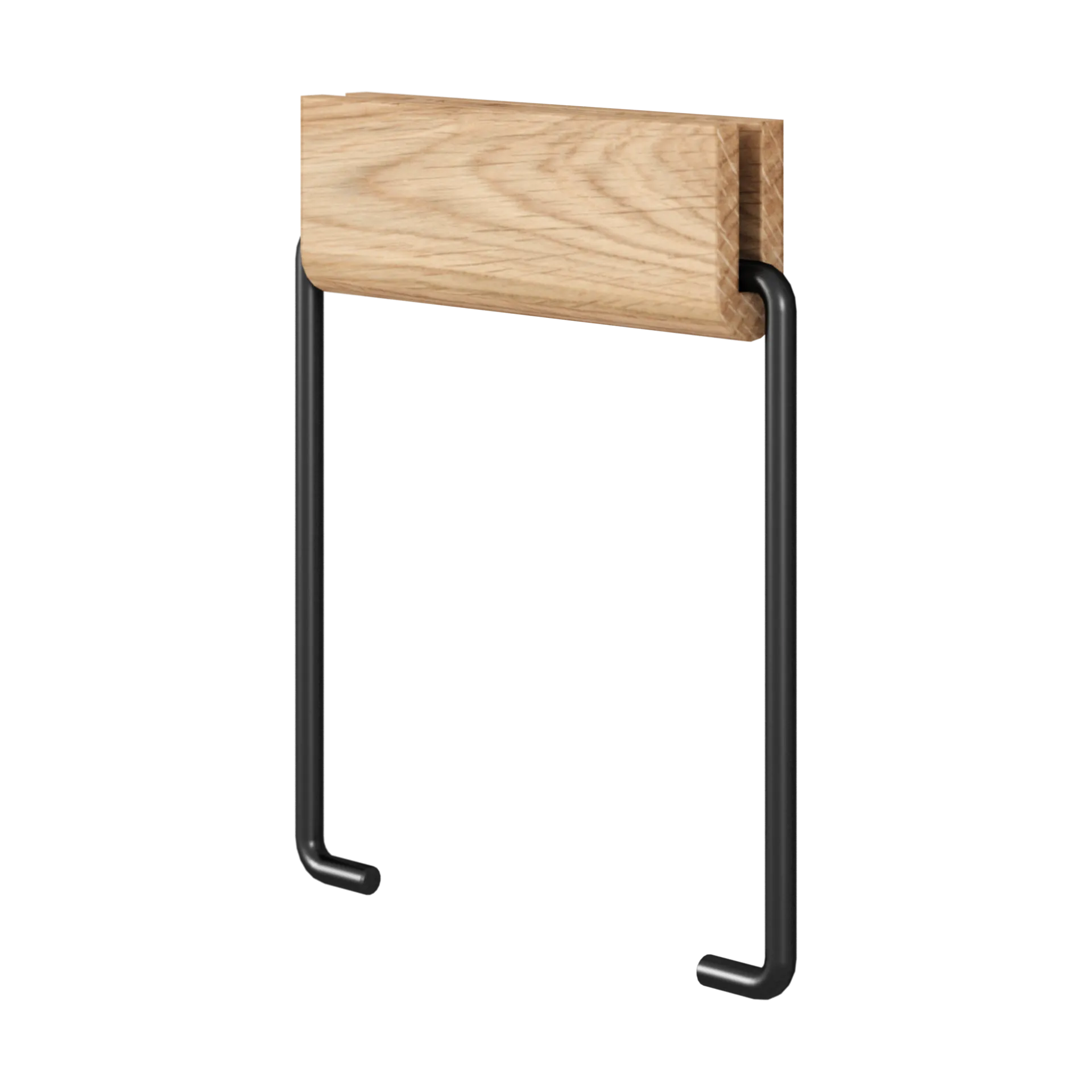 Portarotolo carta igienica Moebe, Rovere, nero MOEBE