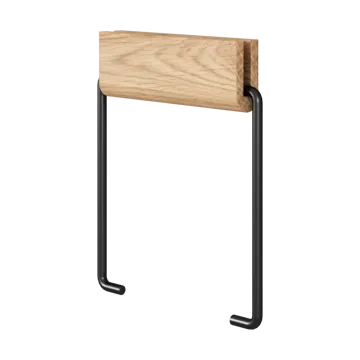 Portarotolo carta igienica Moebe - Rovere, nero - MOEBE