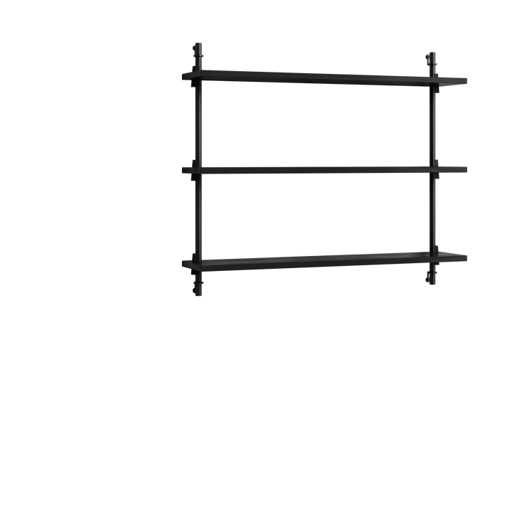 Scaffalatura da parete Moebe ws.65.1 - Nero - MOEBE