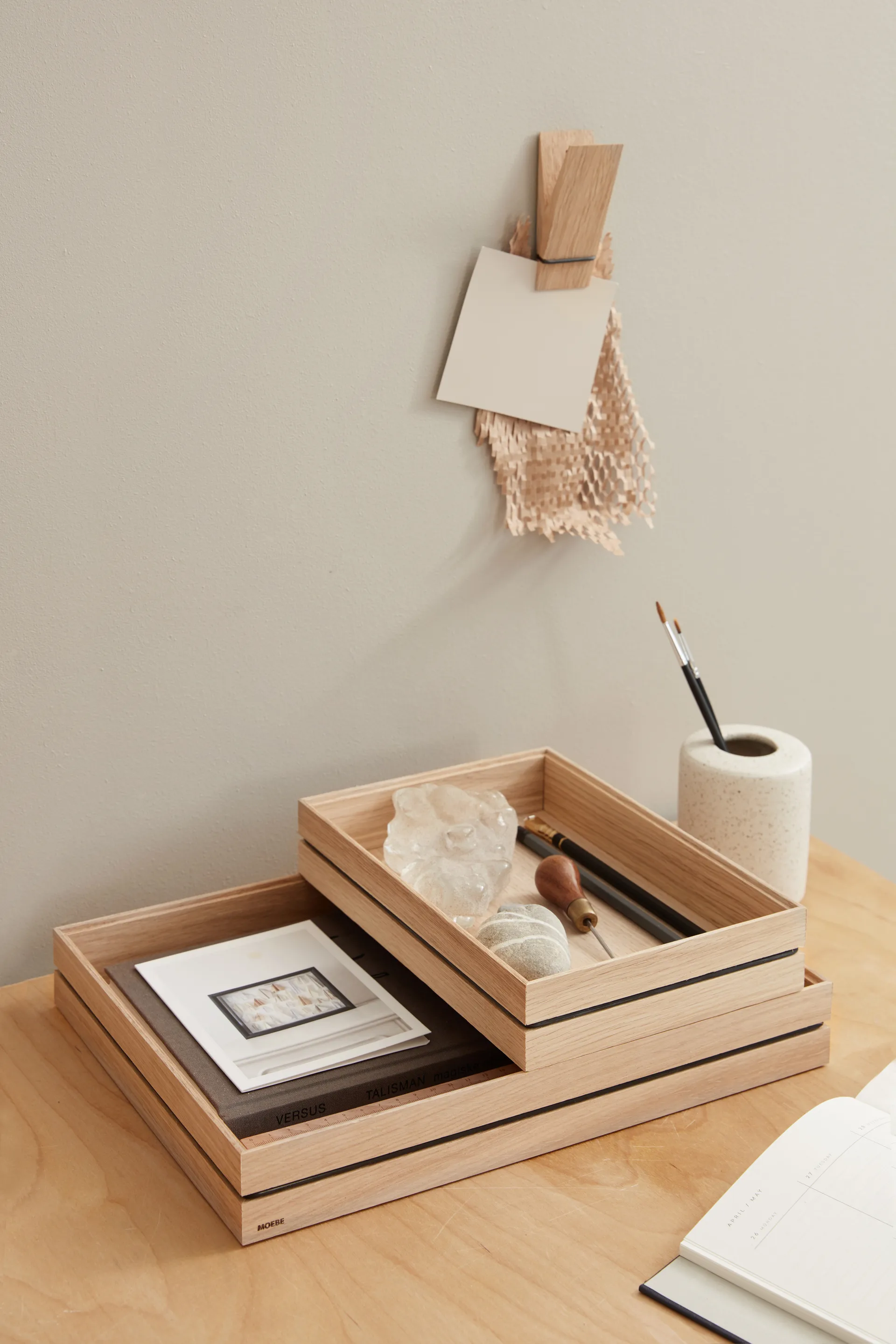 Scatola Organise 25x34 cm, Legno MOEBE