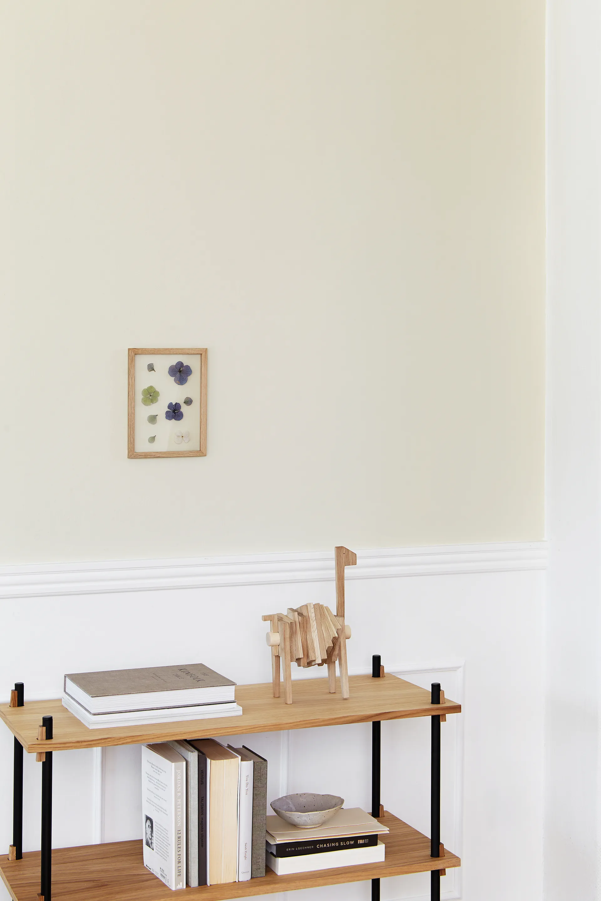 Scultura in rovere Polygrif 21x32 cm, Legno, nero MOEBE