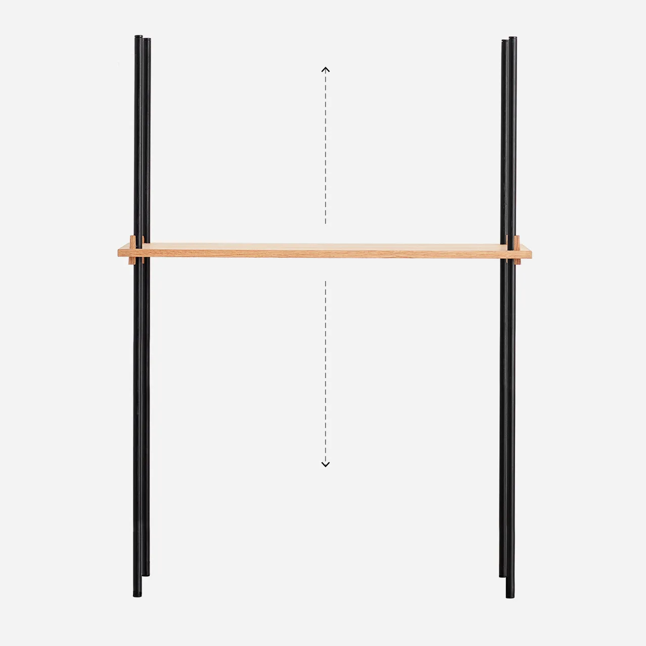 Set scaffalatura Moebe 85 cm, Rovere MOEBE