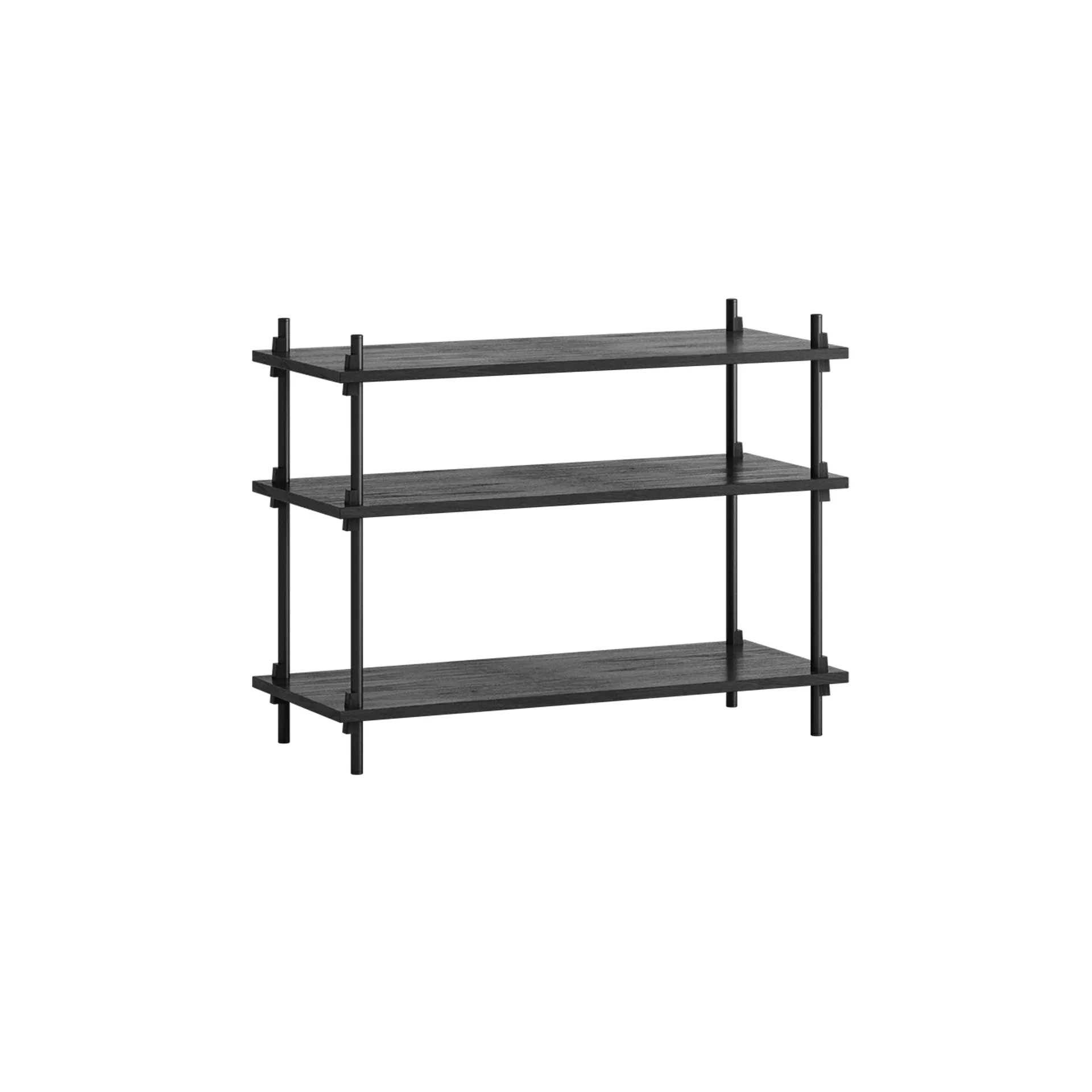 Shelving System classic scaffale, Nero, 86x65x35 cm, S.65.1.A MOEBE