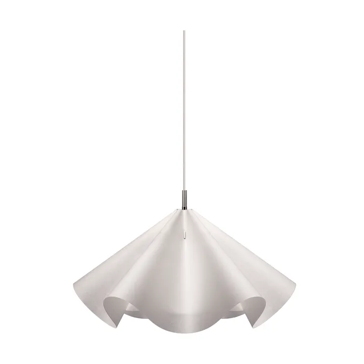 Sinuate lampada a sospensione - White-acciaio inox, medium Ø60x30 cm - MOEBE