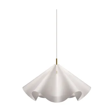 Sinuate lampada a sospensione - White-brass, medium Ø60x30 cm - MOEBE