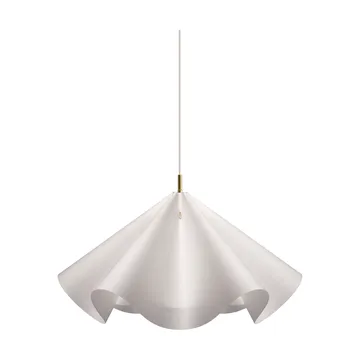 Sinuate lampada a sospensione - White-ottone, grande Ø75x40 cm - MOEBE