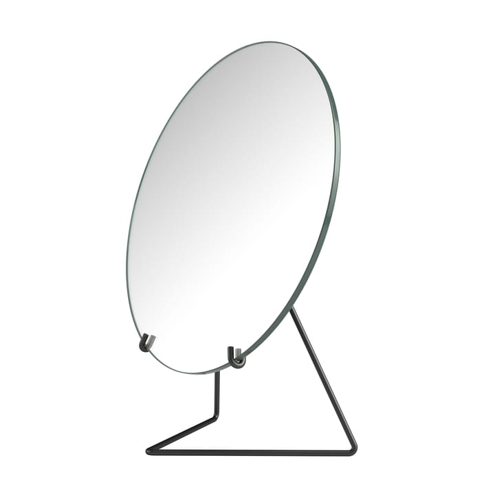 Specchio da tavolo Ø 30 cm - Nero - MOEBE