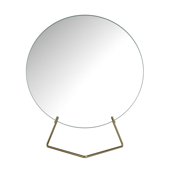 Specchio da tavolo Ø 30 cm - Ottone - MOEBE