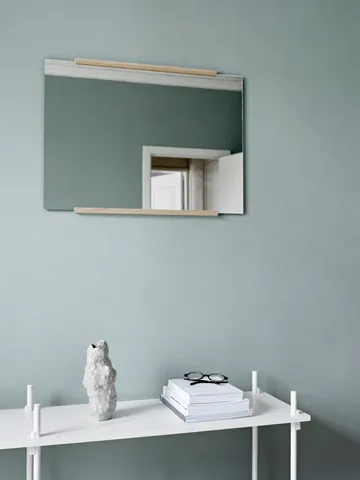 Specchio rettangolare da parete 50x70 cm - Frassino - MOEBE