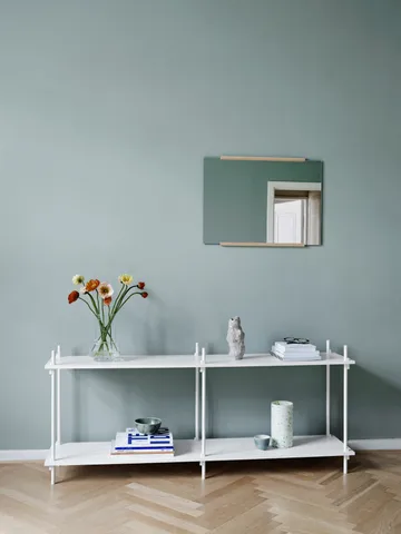 Specchio rettangolare da parete 50x70 cm - Frassino - MOEBE