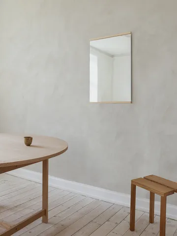 Specchio rettangolare da parete 50x70 cm - Frassino - MOEBE