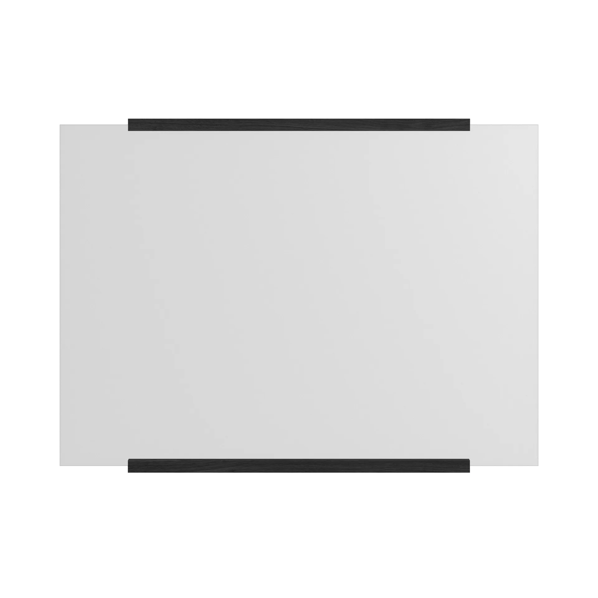 Specchio rettangolare da parete 50x70 cm, Nero MOEBE