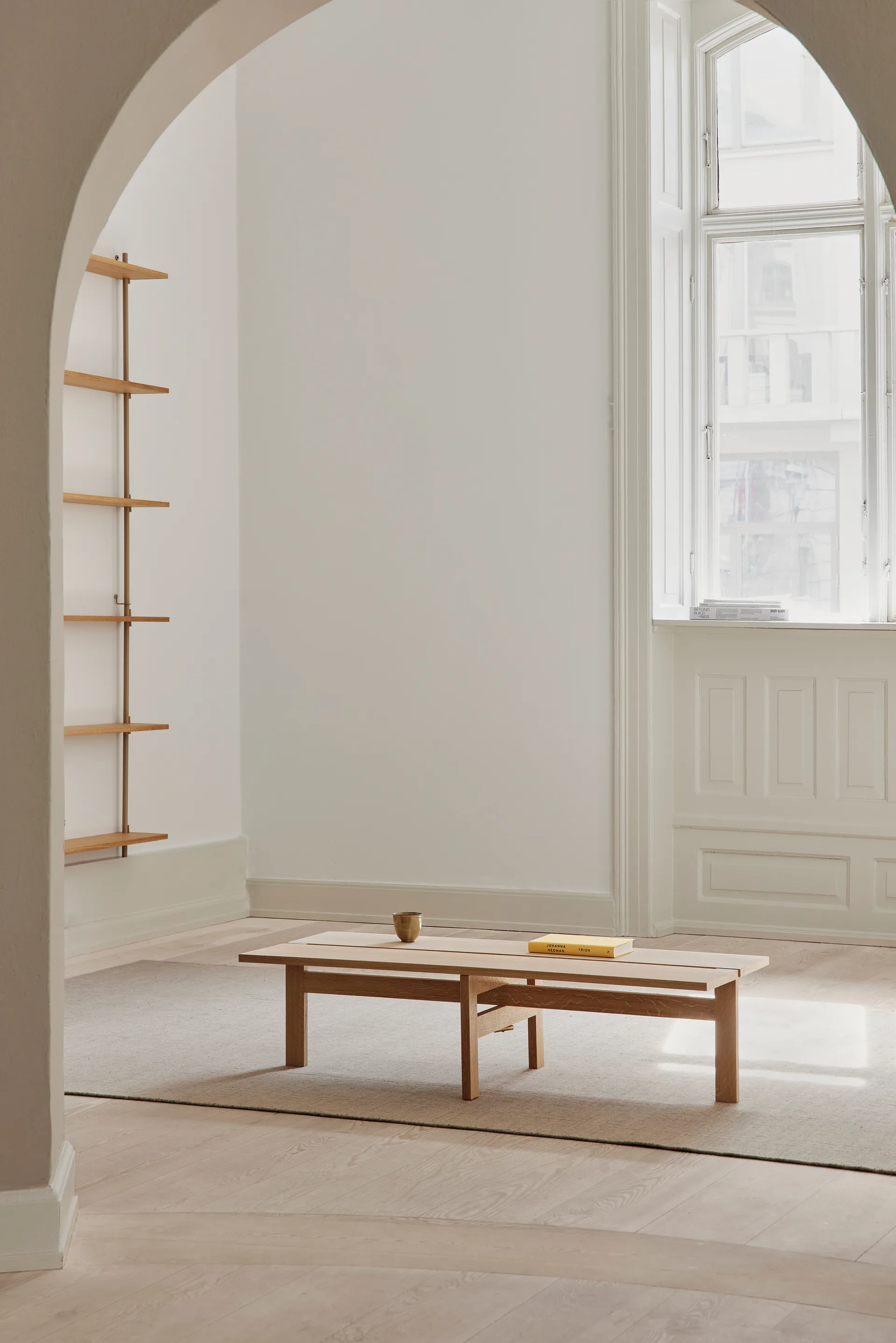 Tavolino da caffè Moebe rettangolare grande, Rovere MOEBE