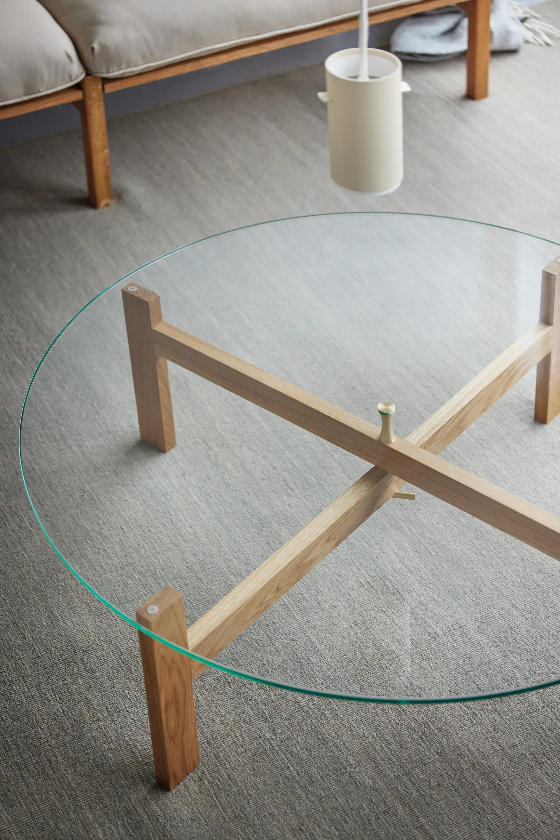 Tavolino Moebe Round Ø88 cm, Rovere MOEBE