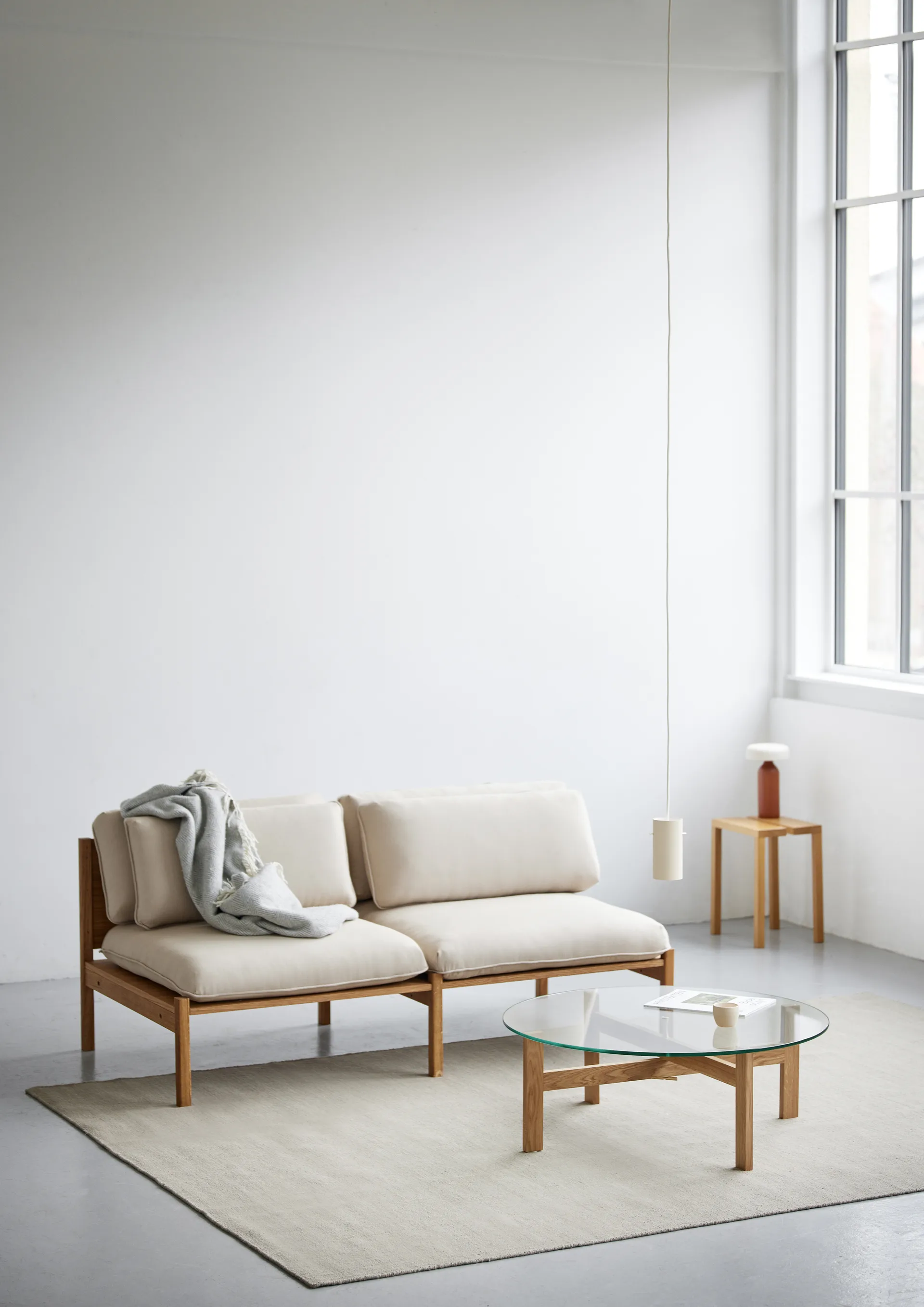 Tavolino Moebe Round Ø88 cm, Rovere MOEBE