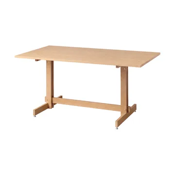 Tavolo da pranzo KUMU - Rovere oliato, 90x160 cm - MOEBE