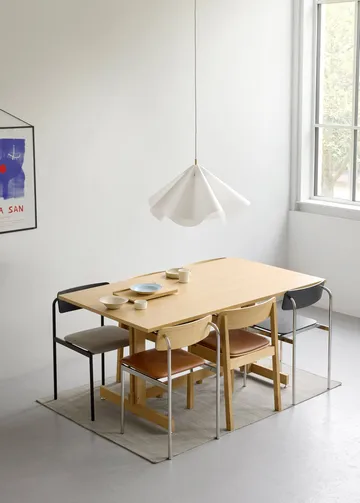 Tavolo da pranzo KUMU - Rovere oliato, 90x160 cm - MOEBE