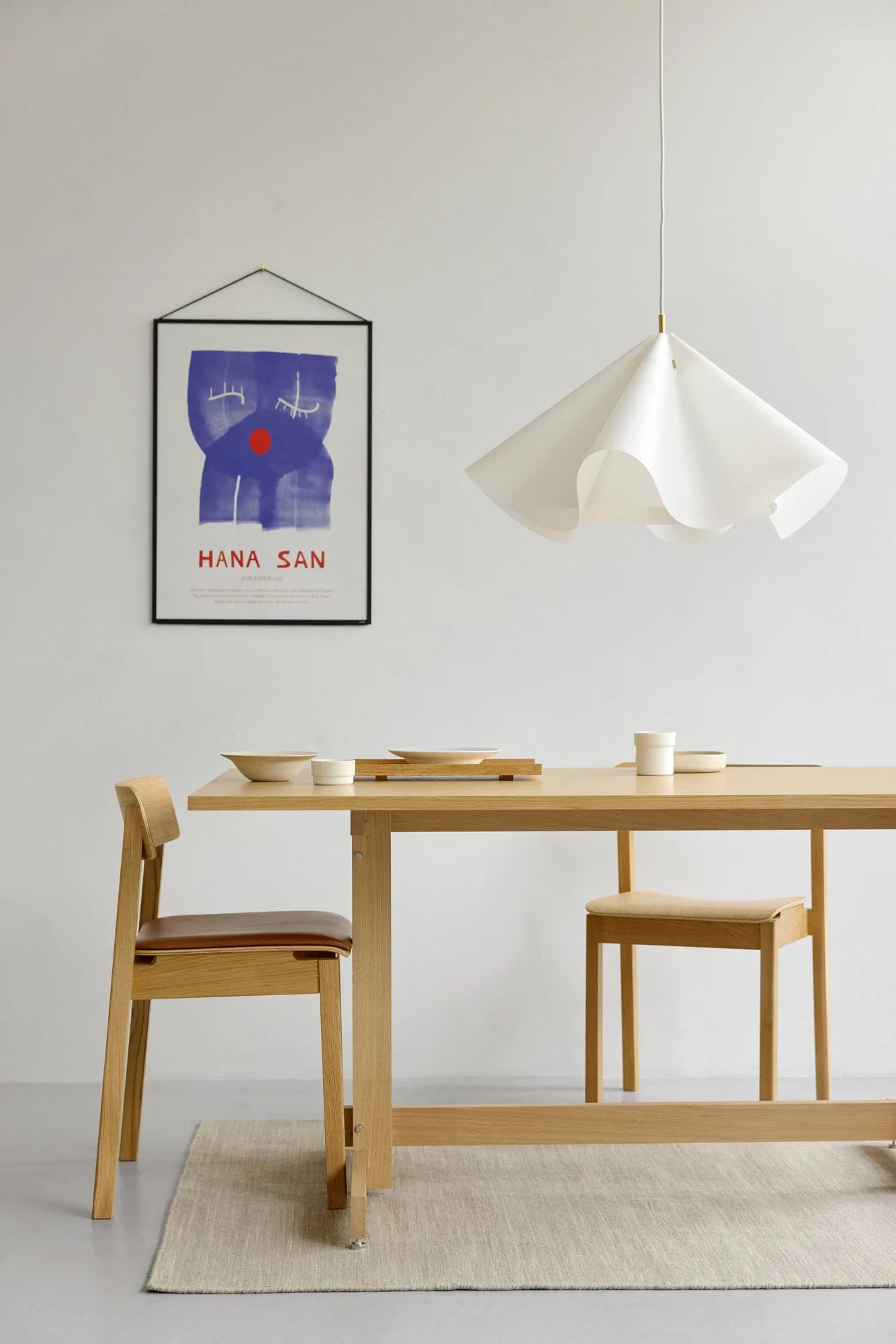 Tavolo da pranzo KUMU, Rovere oliato, 90x160 cm MOEBE